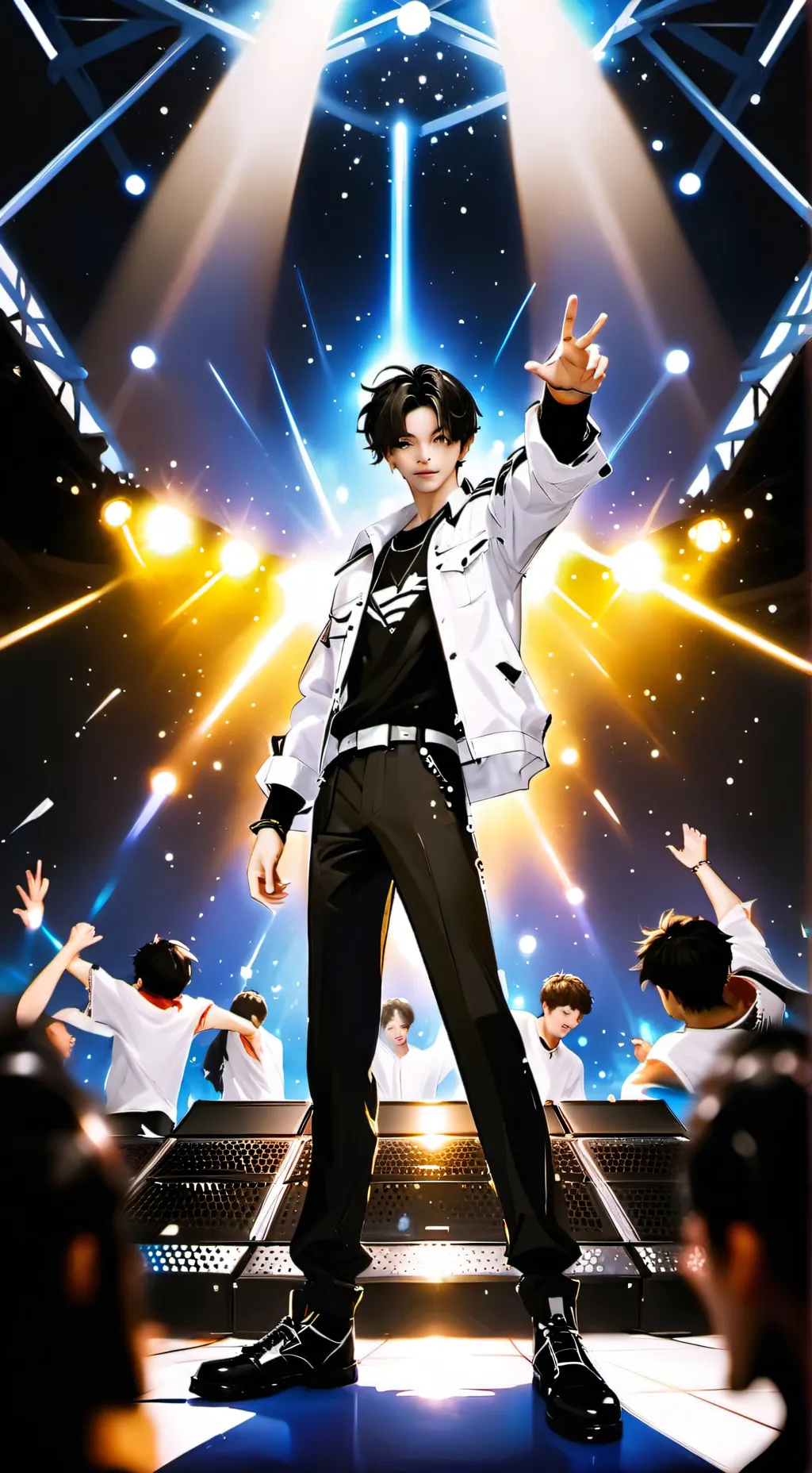 ai character: stray kids background