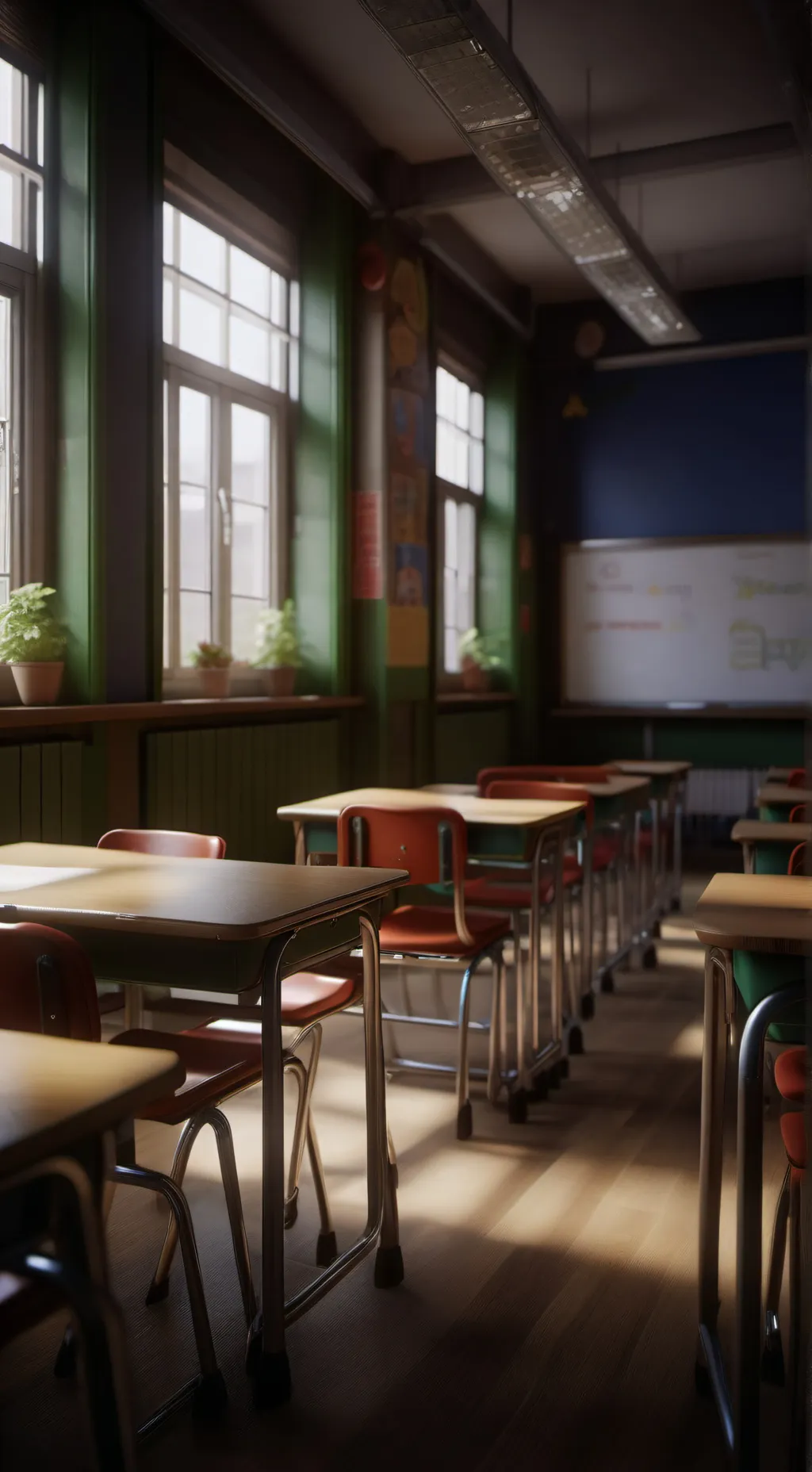 ai character: school background