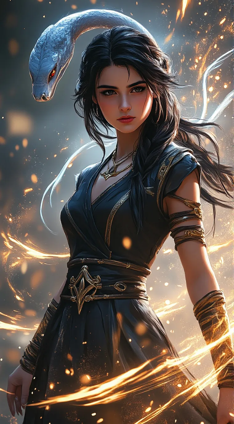 ai character: Katarina  background