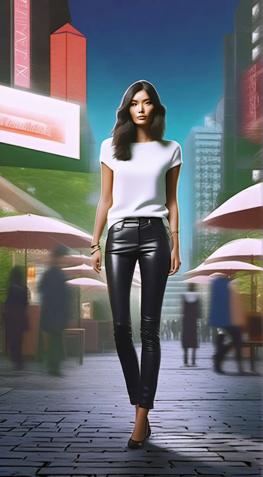 ai character: Toni Hill  background