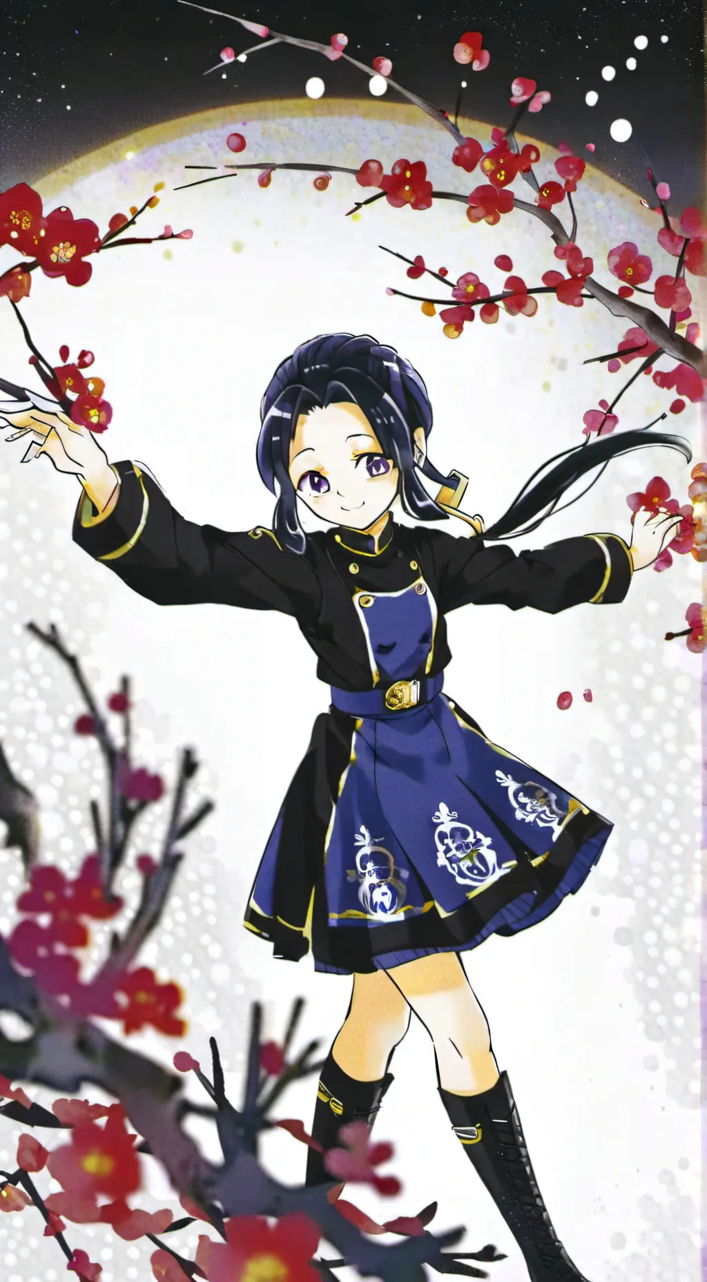 ai character: kny te odian  background