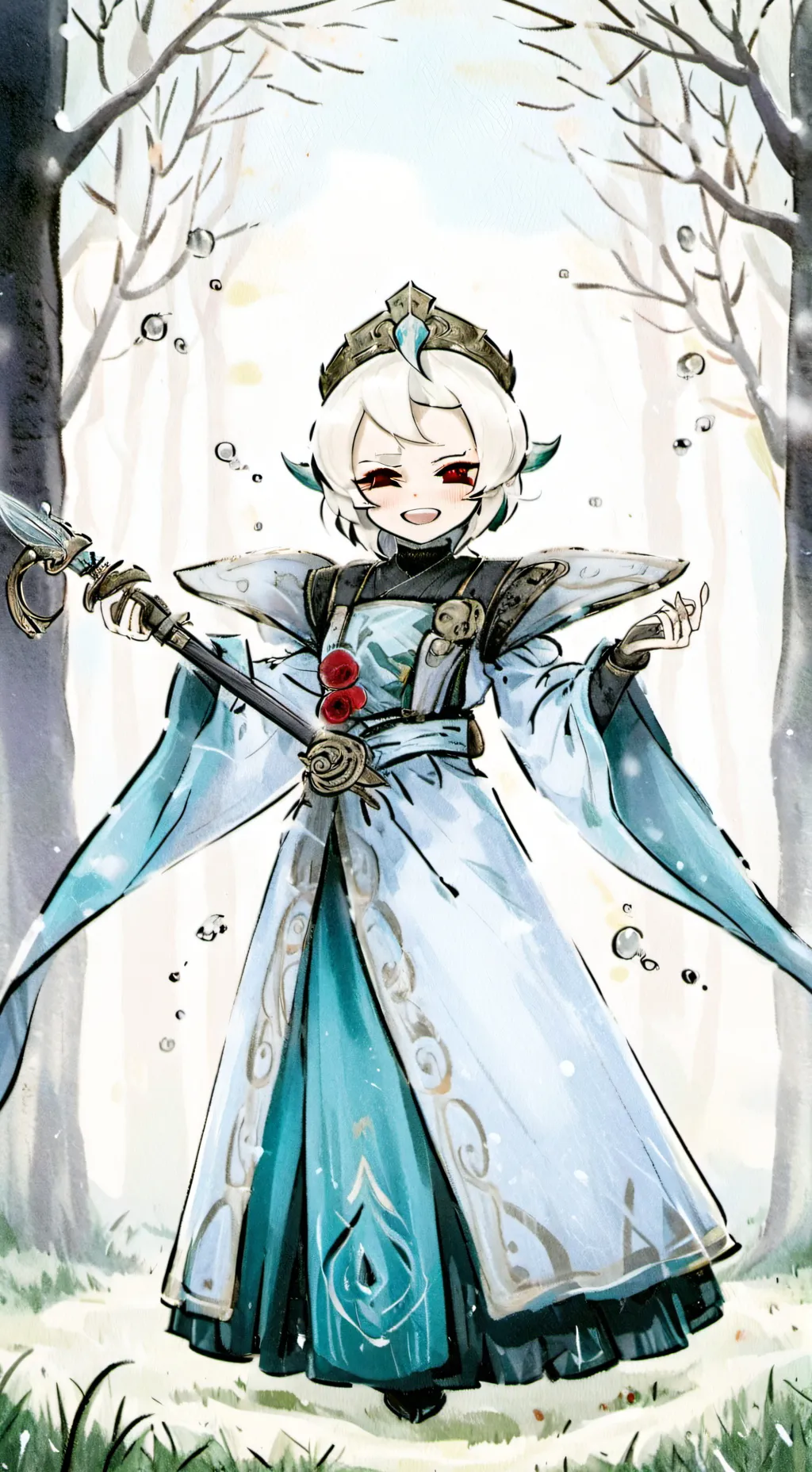 ai character: himiko caliente background