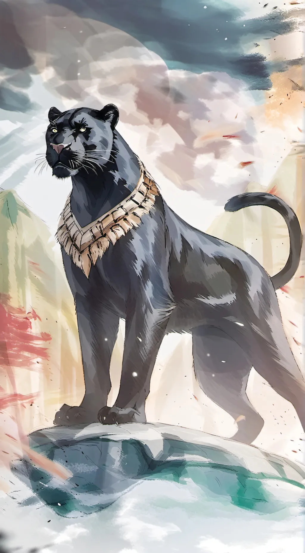 ai character: wild  background