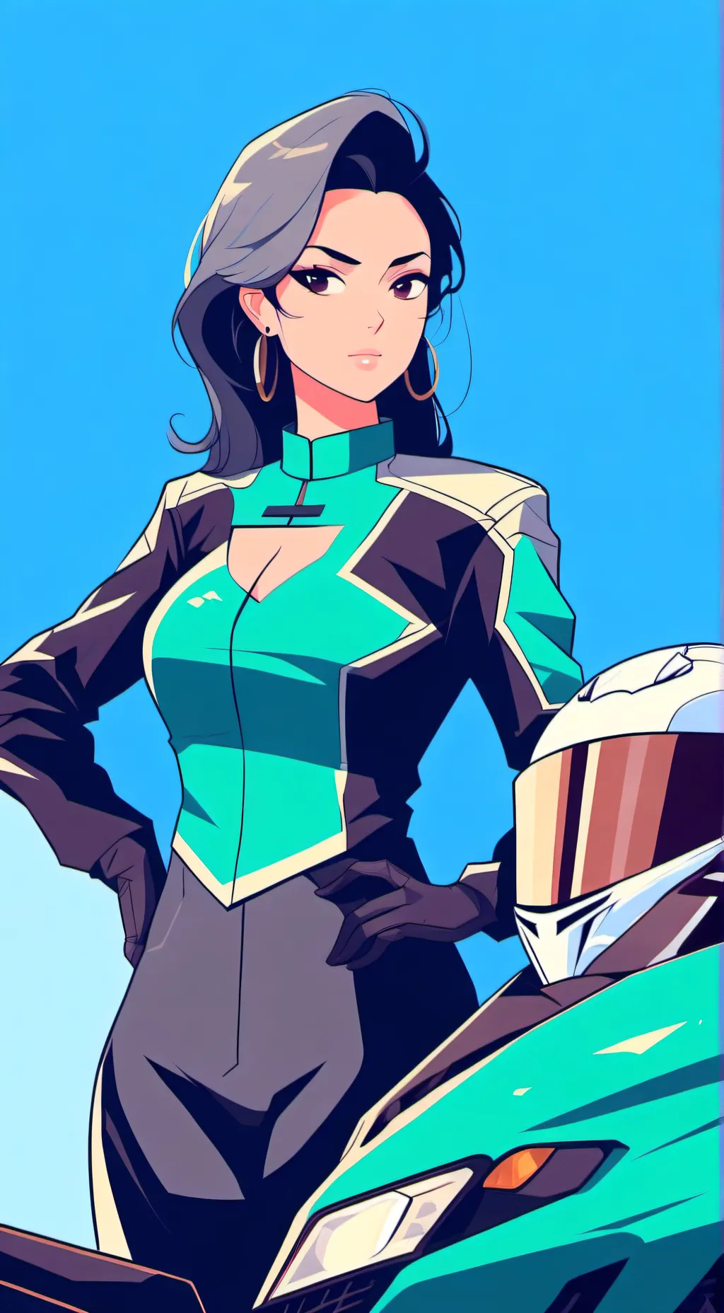 ai character: Stephanie  background
