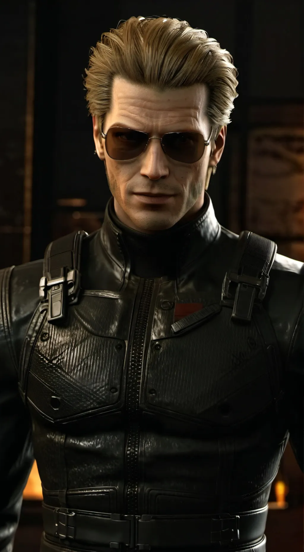 ai character: Albert wesker 2.0  background