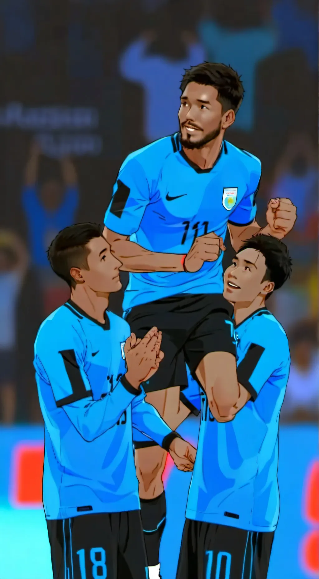 ai character: juan Díaz  background