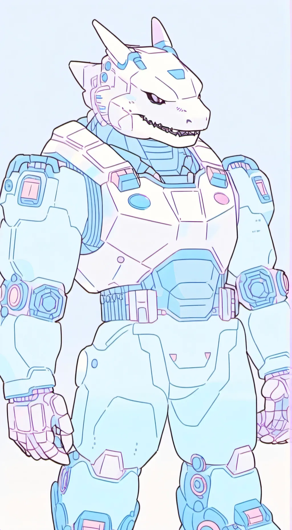 ai character: atom x uzi vsmecha background