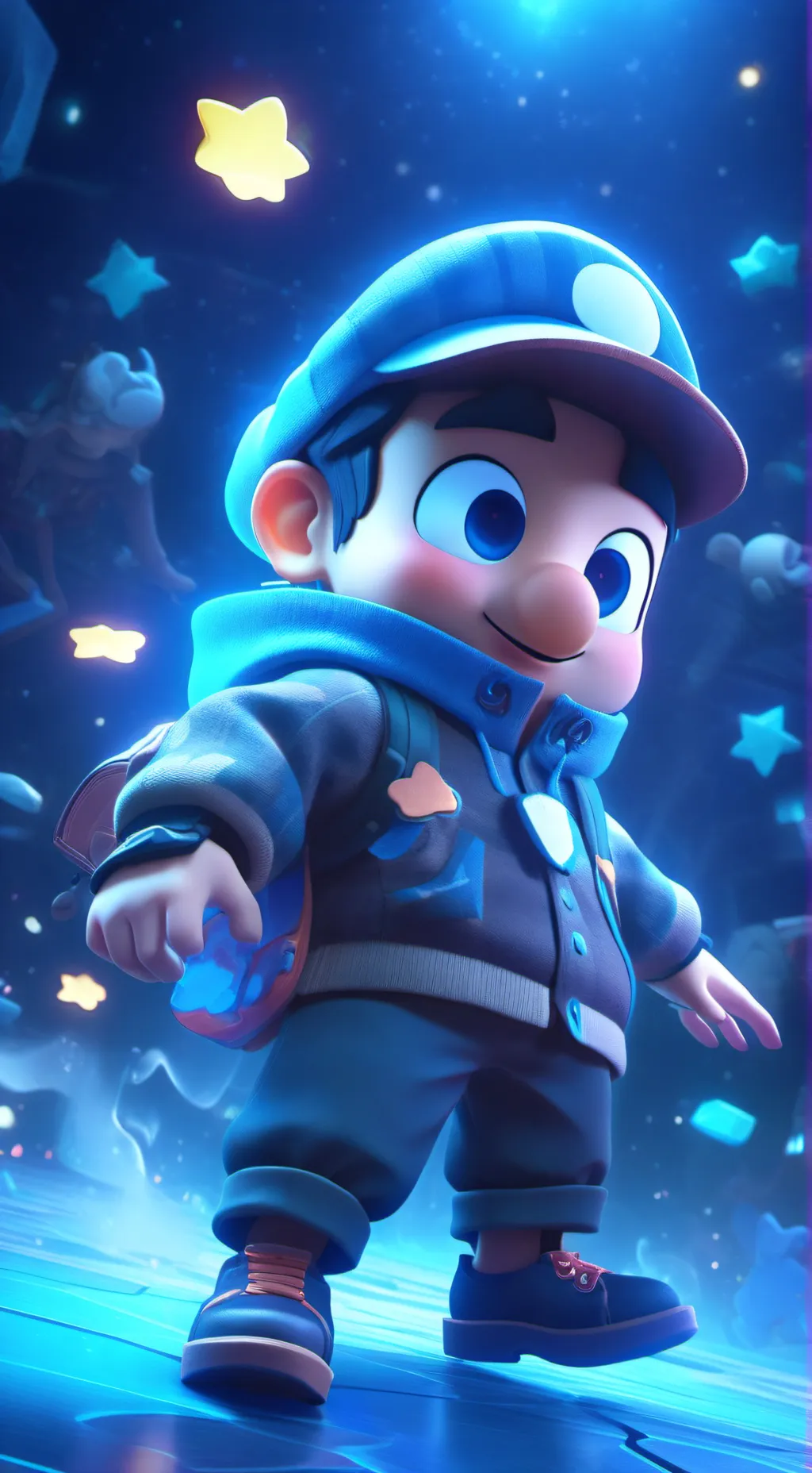 ai character: Mr puzzles  background