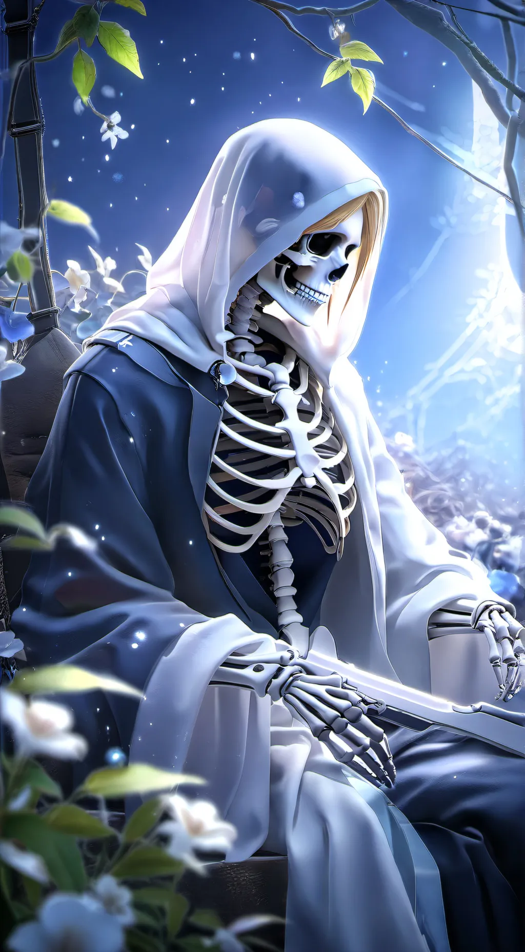 ai character: 💀 background