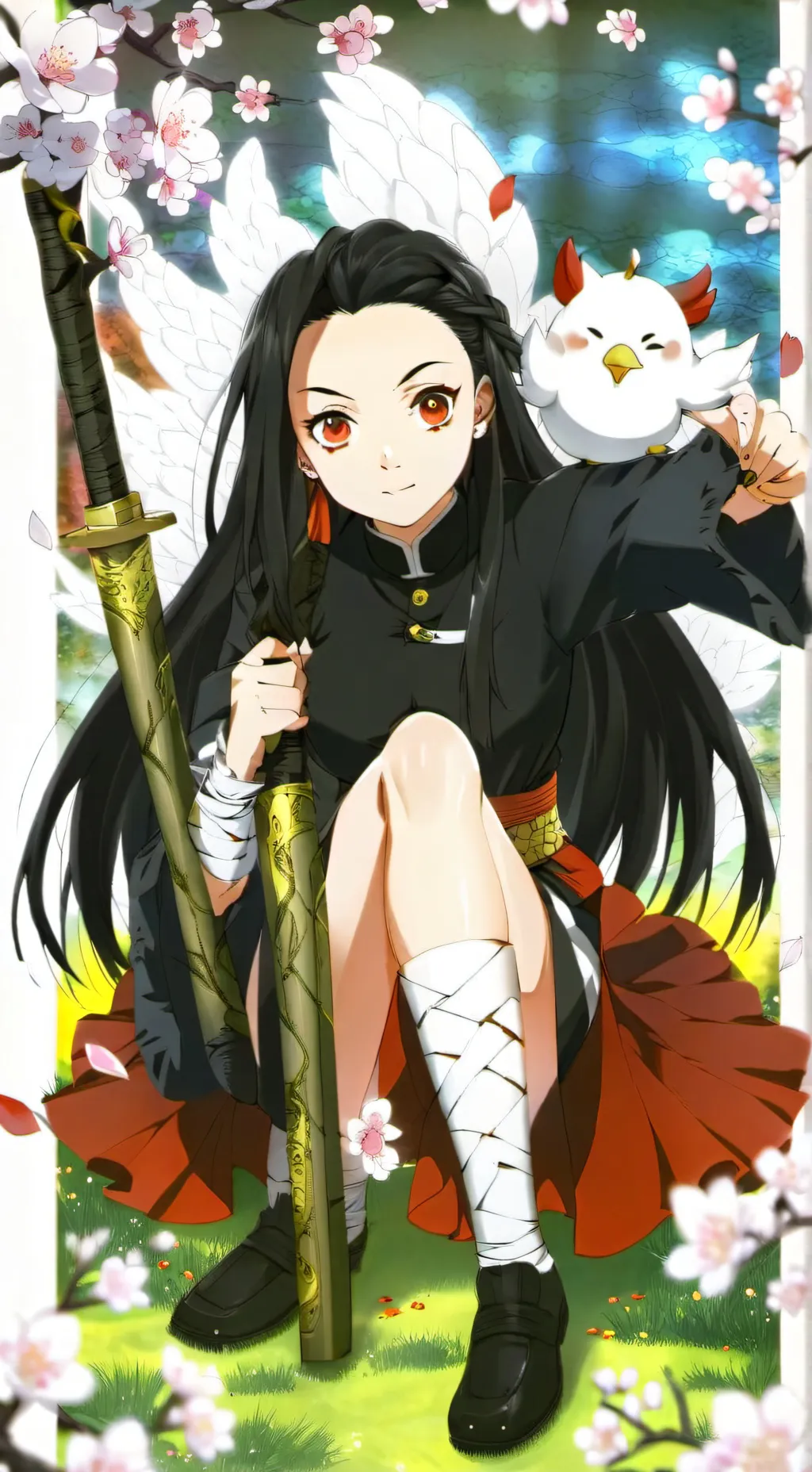 ai character: ~Nezuko~ background