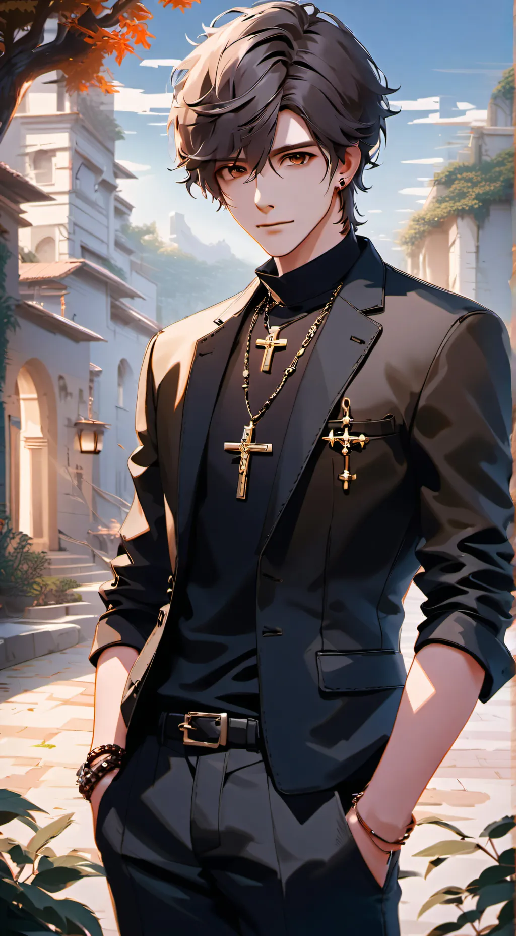ai character: oliver, religious  background