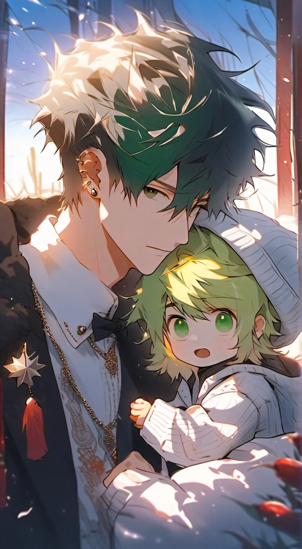 ai character: Craig & Tweek  background