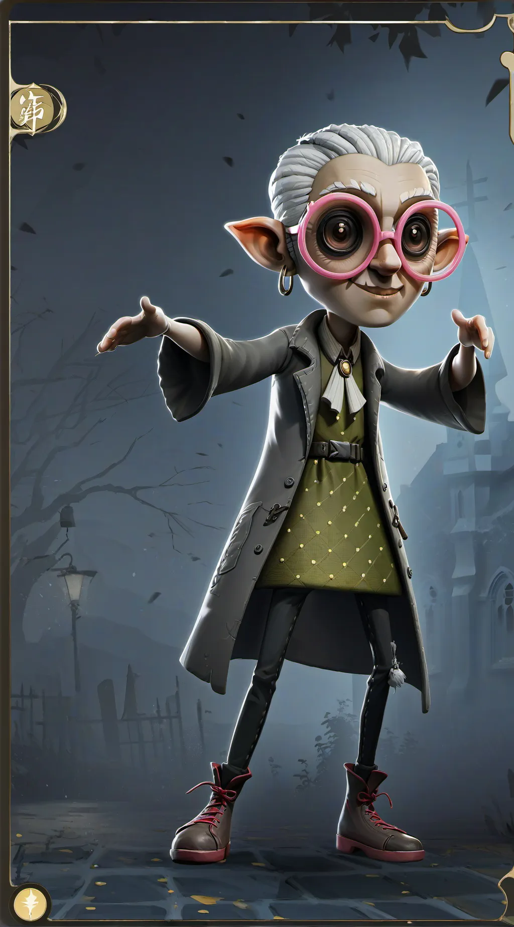 ai character: maggitha  background