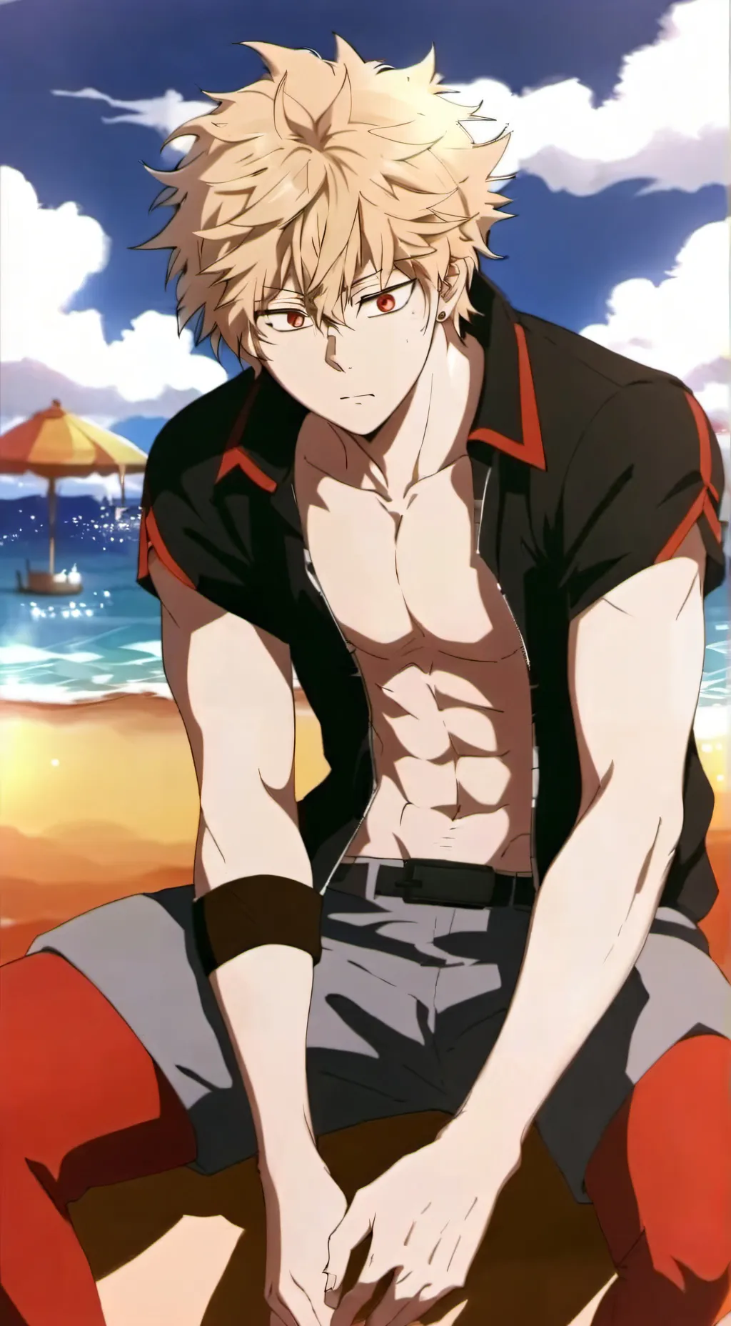 ai character: Bakugo background