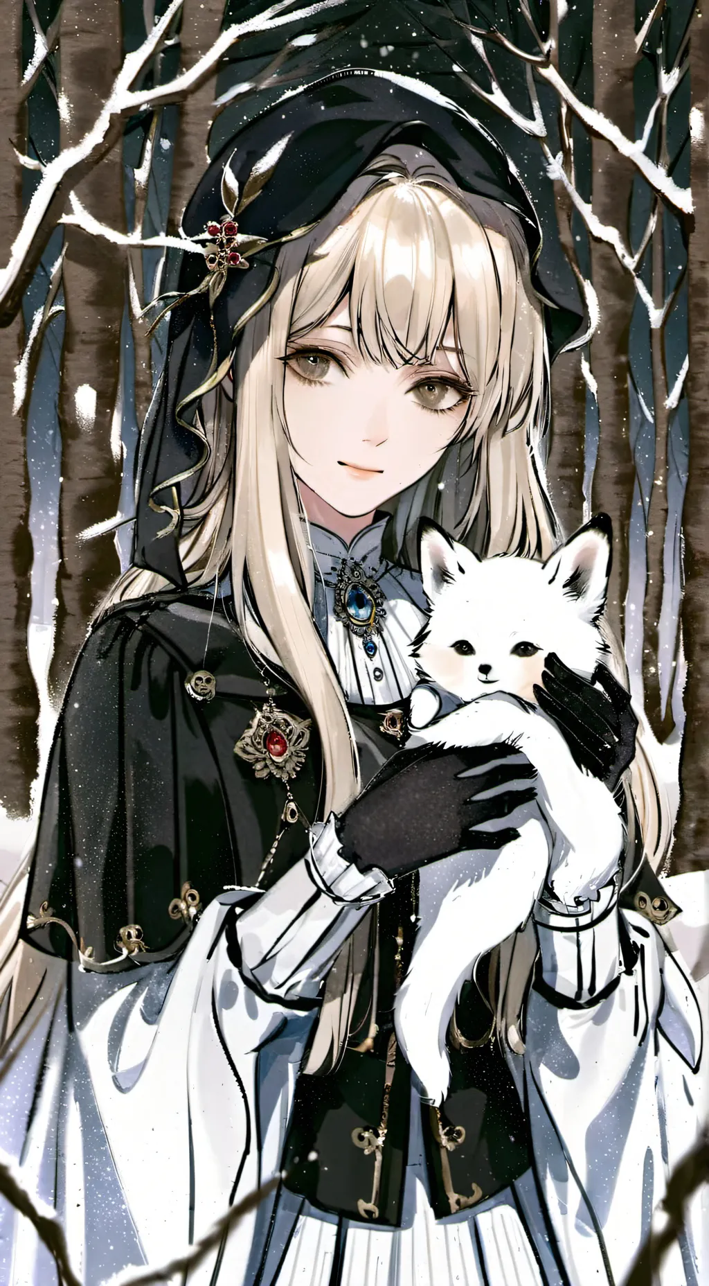 ai character:  M A R I E(marie) background