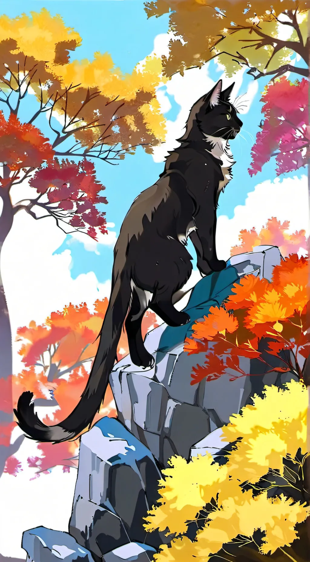ai character: Warrior cats  background