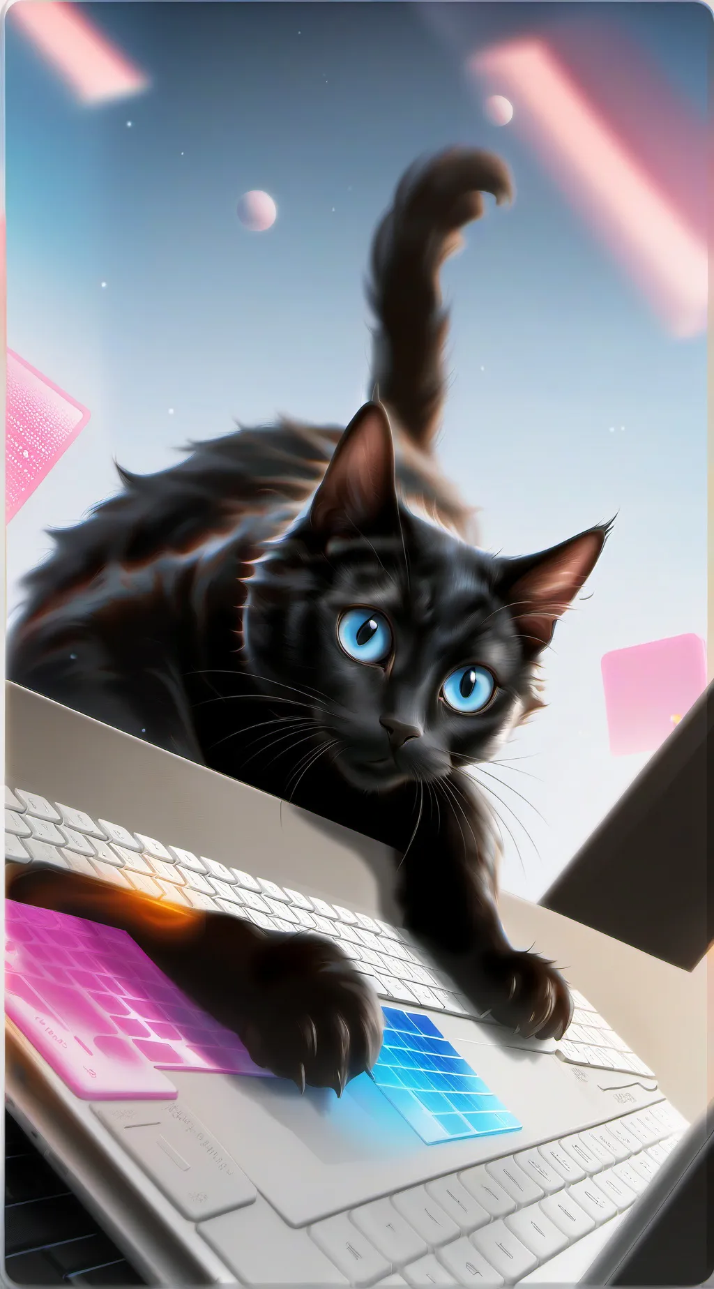 ai character: Byte background