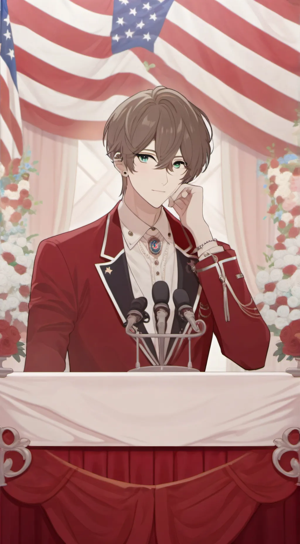ai character: the grand night background