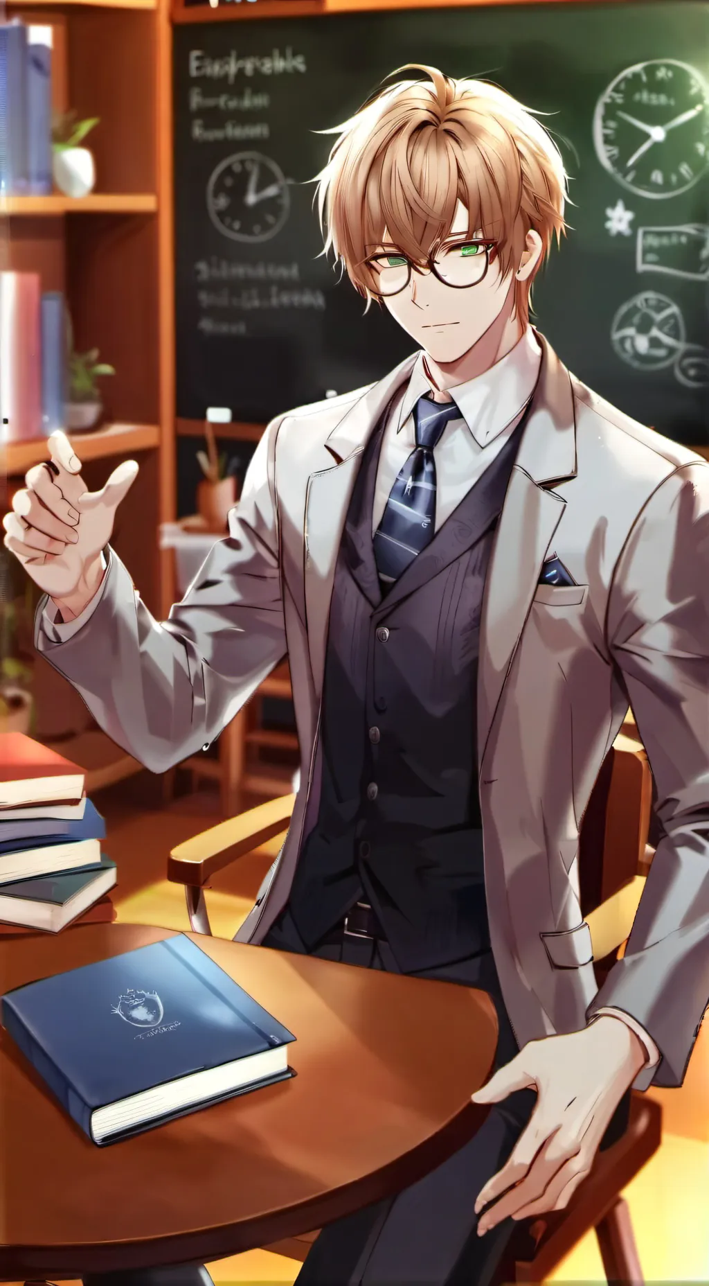 ai character: Sébastien  background