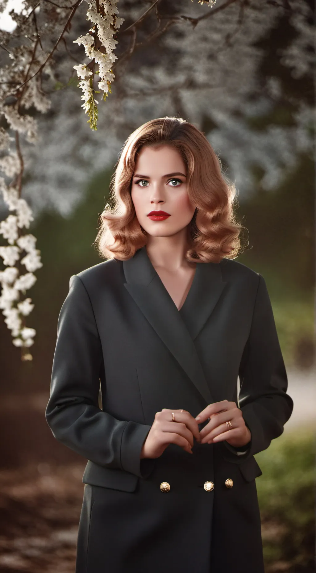 ai character: peggy carter  background