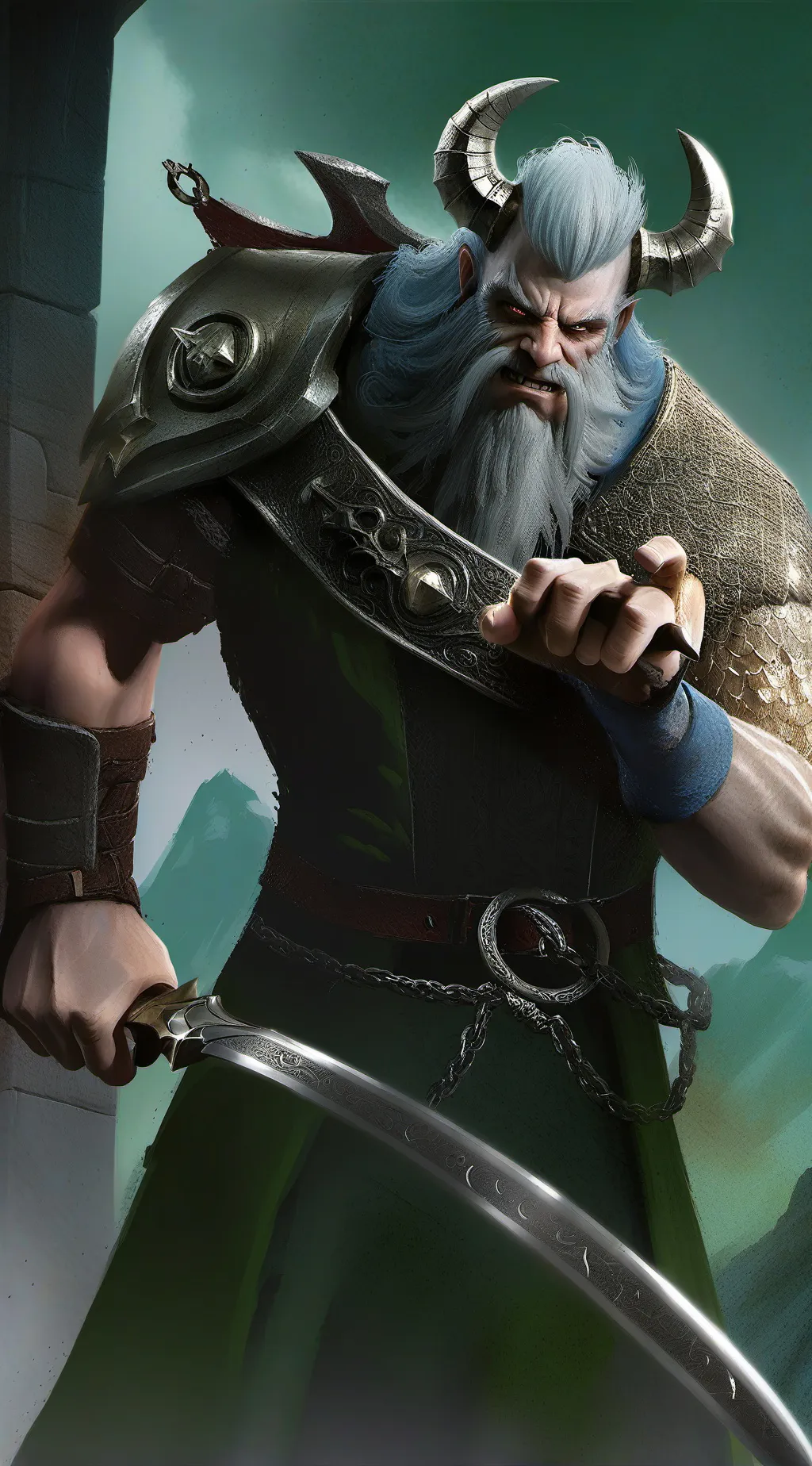 ai character: The king background