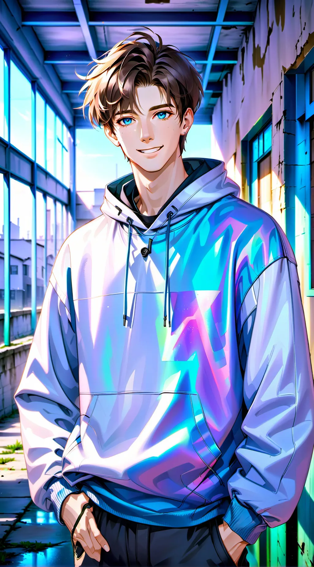 ai character: Levi Wooledge background