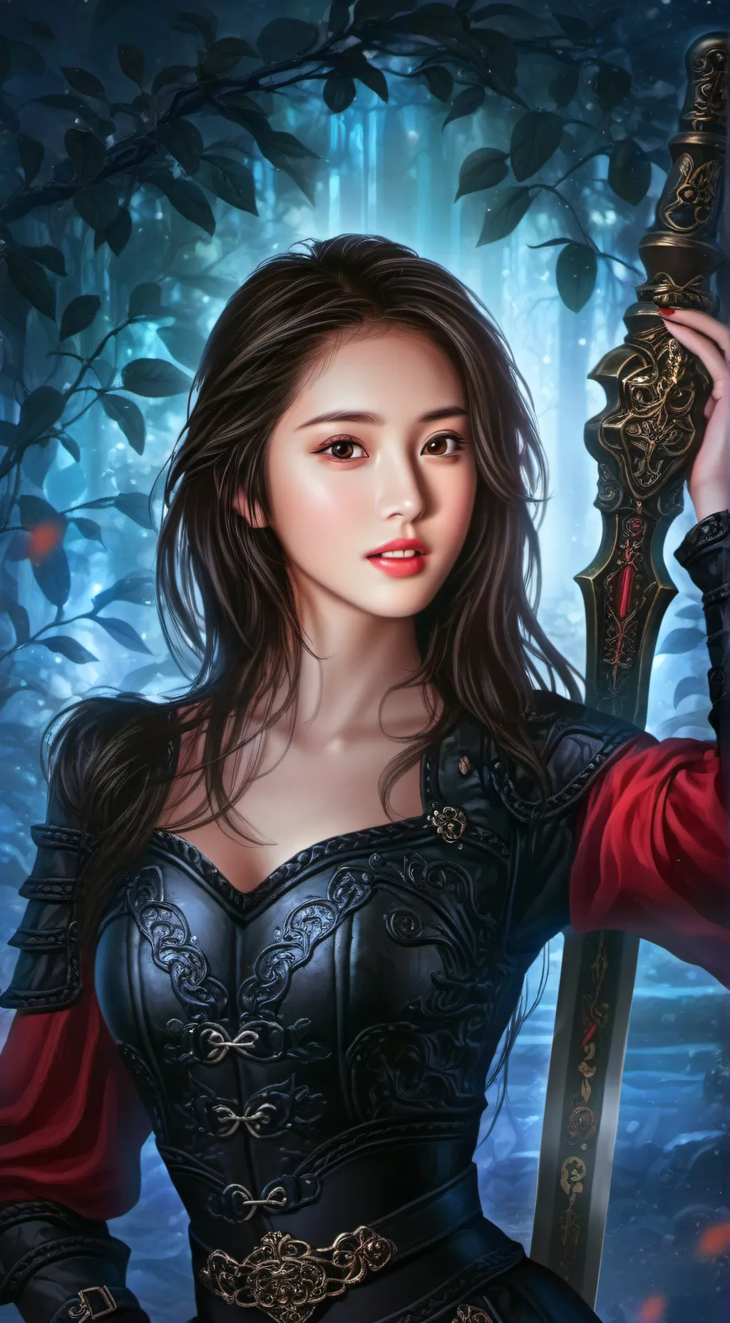 ai character: Luna Lee  background