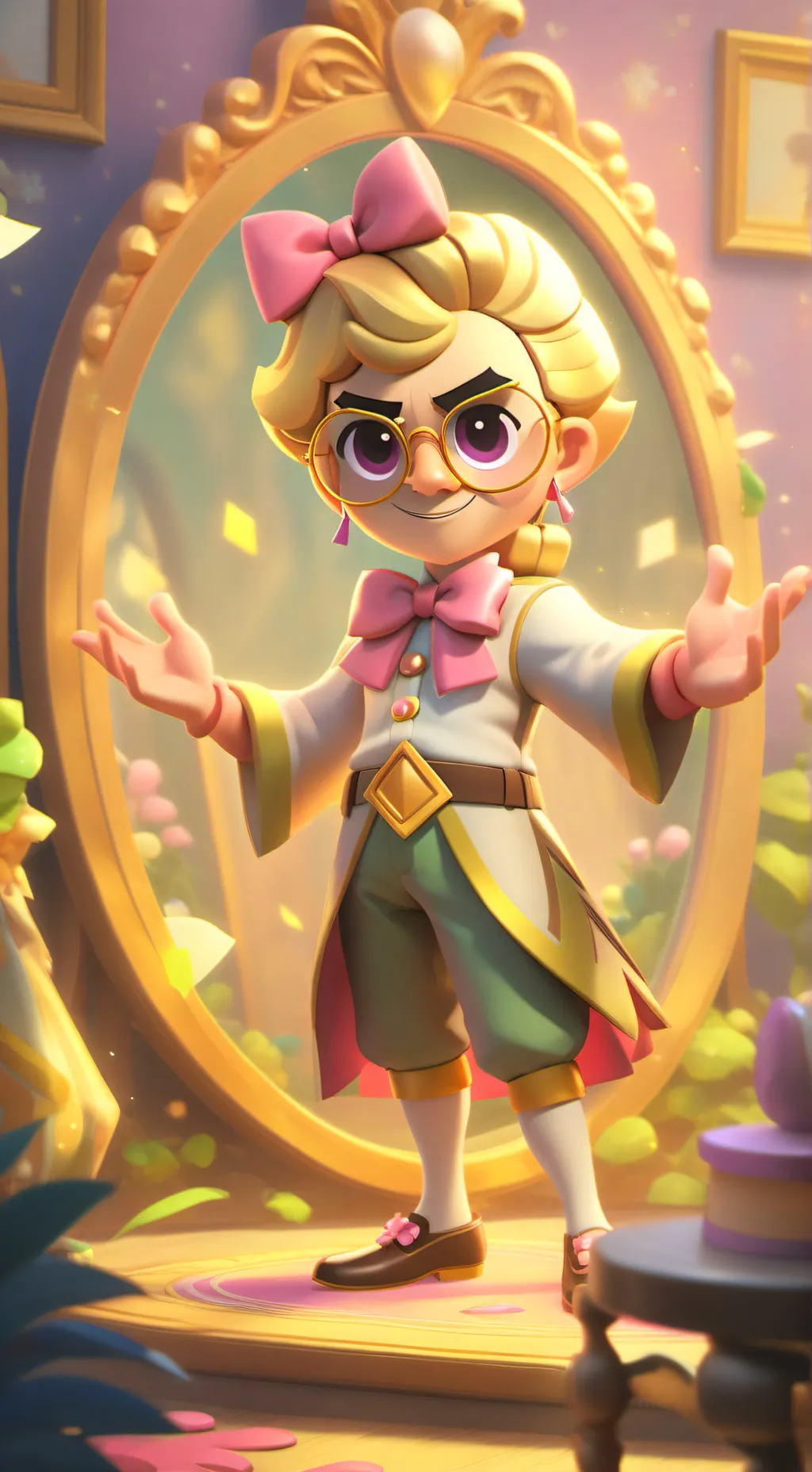 ai character: Glisten x Rodger background