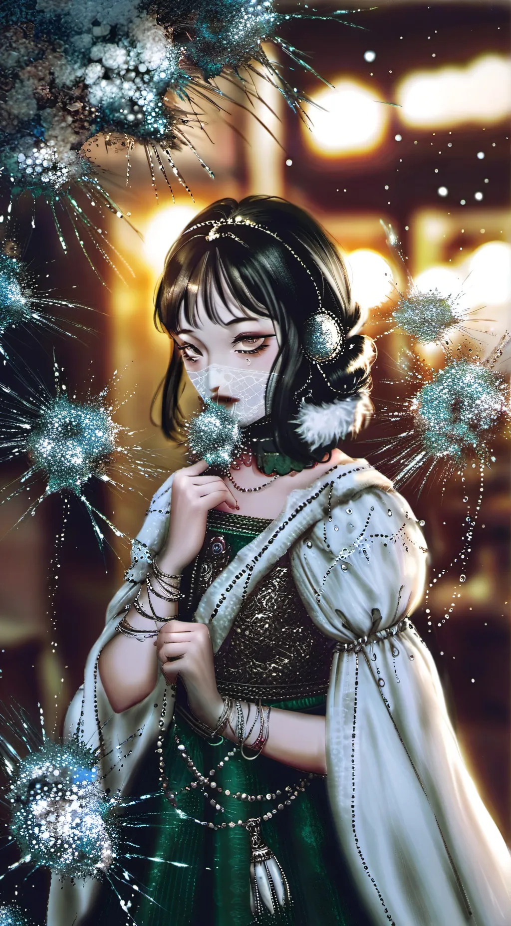 ai character: tomie kawakami🖤💀 background