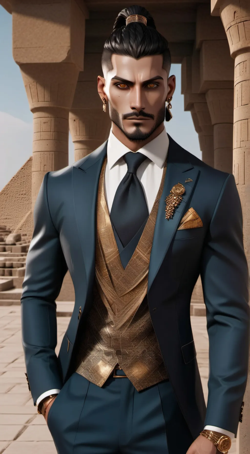 ai character: Seth Khaled background