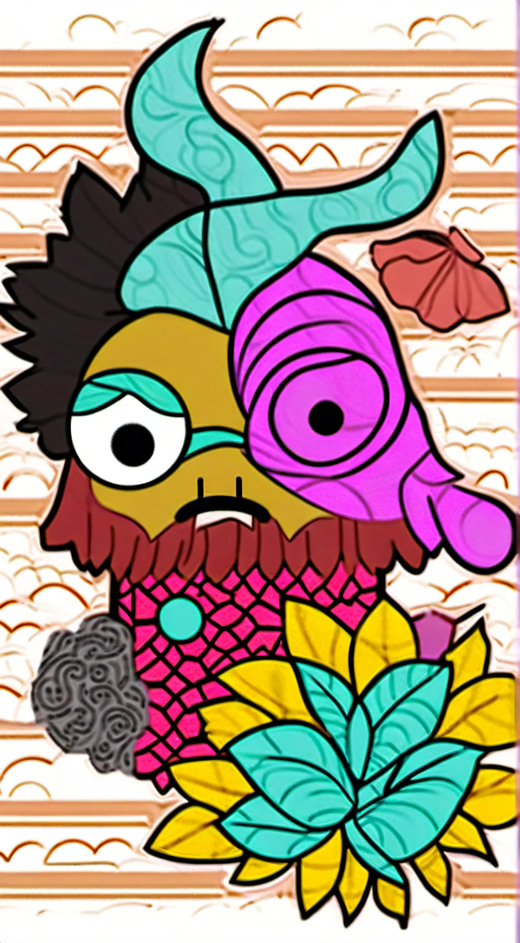 ai character: Yarnaby background