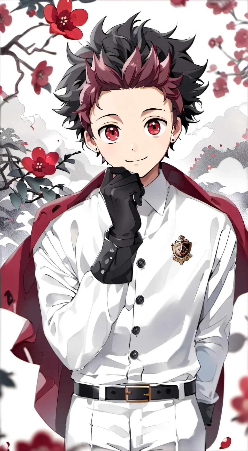 ai character: Tanjiro background
