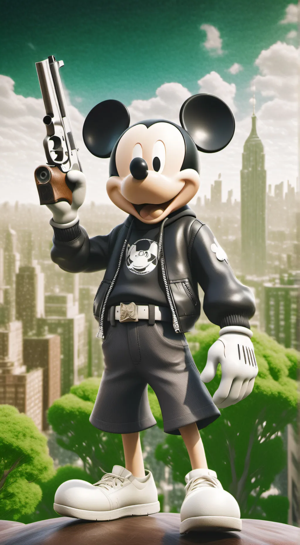 ai character: Mickey en LATAM🤑🤑🤑 background