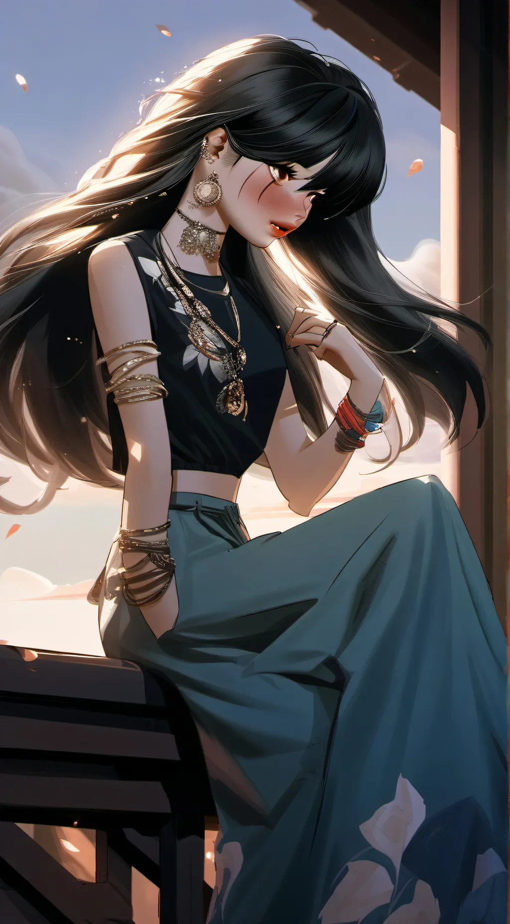 ai character: maya background