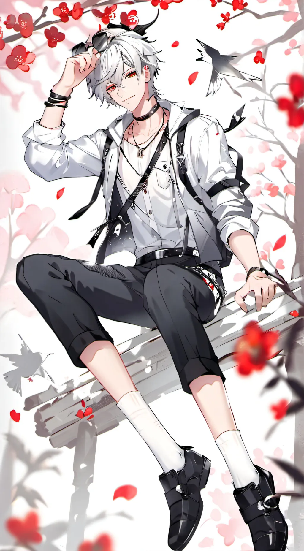 ai character: Mha x your school  background