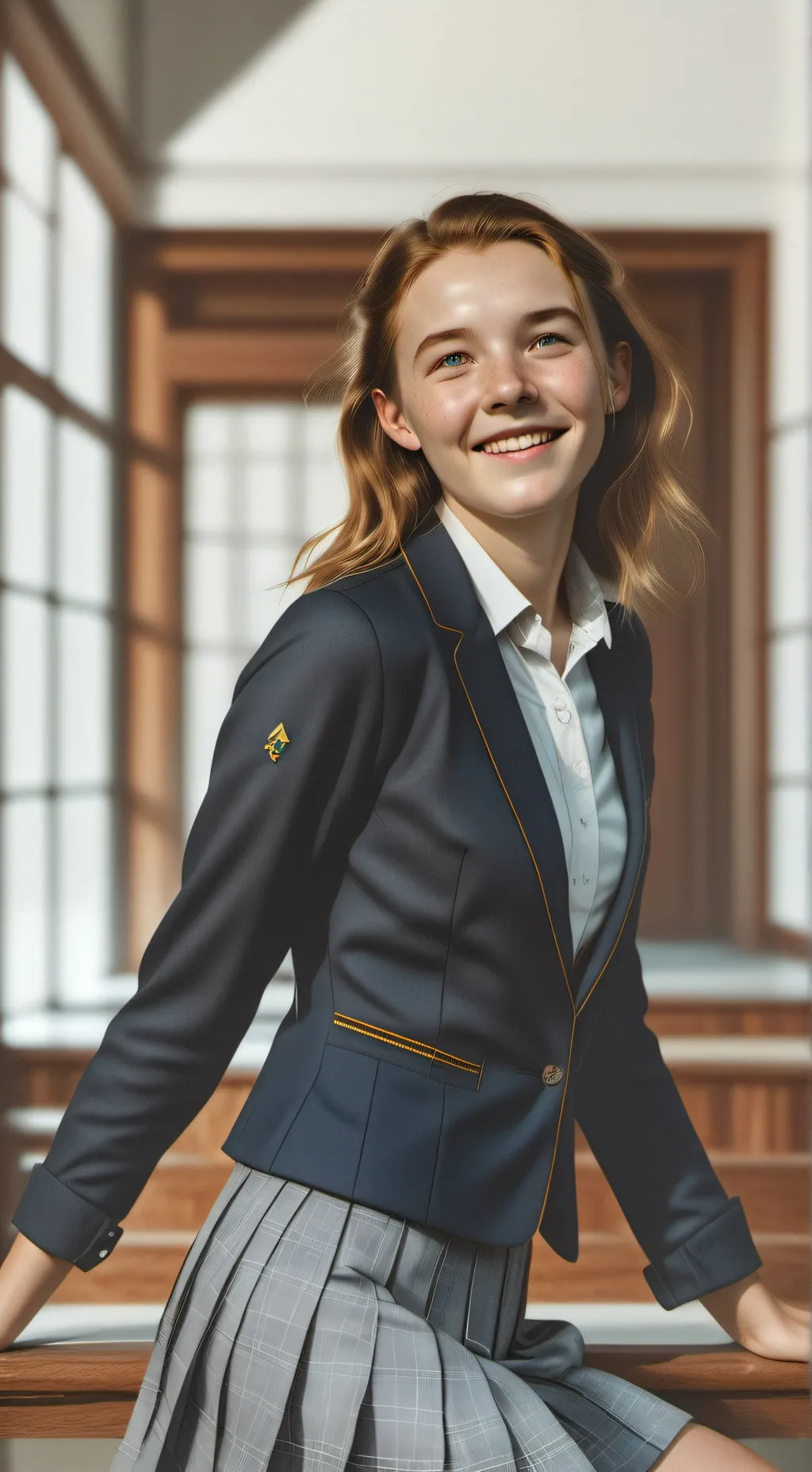 ai character: Megan  background
