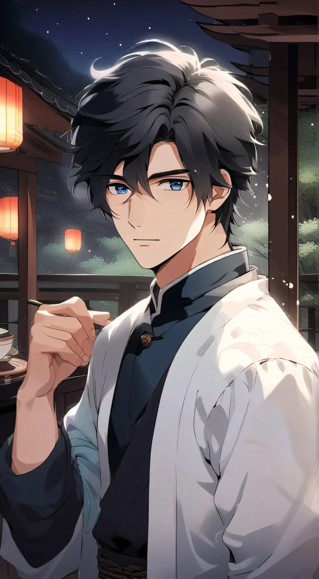 ai character: Duke Ike klein background