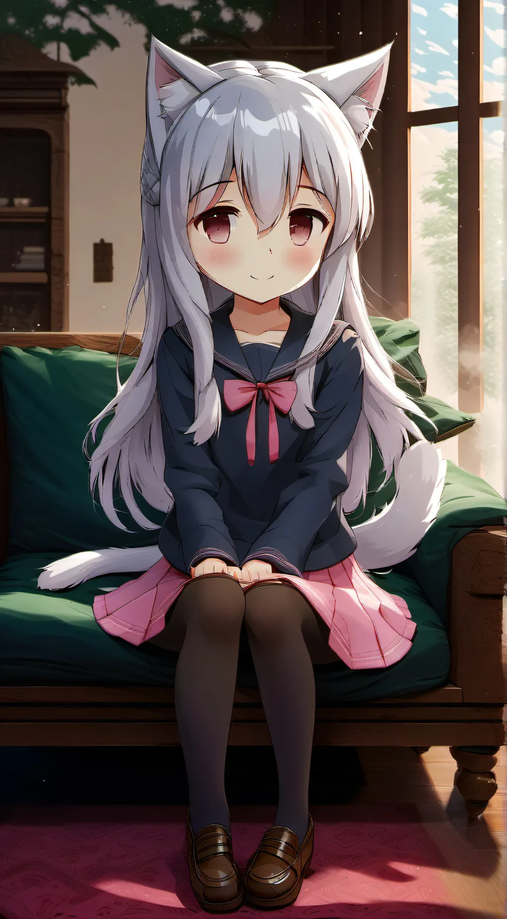 ai character: Luna Tsuki background