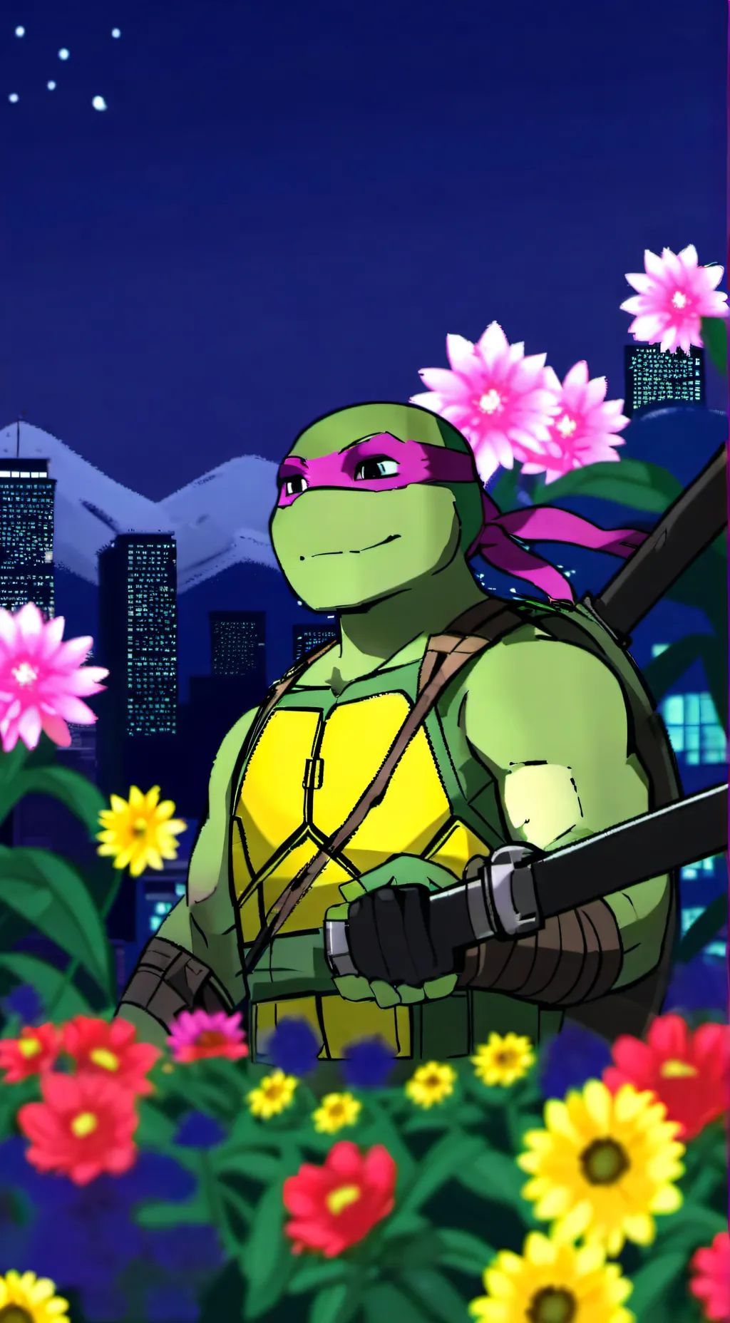 ai character: rottmnt, background