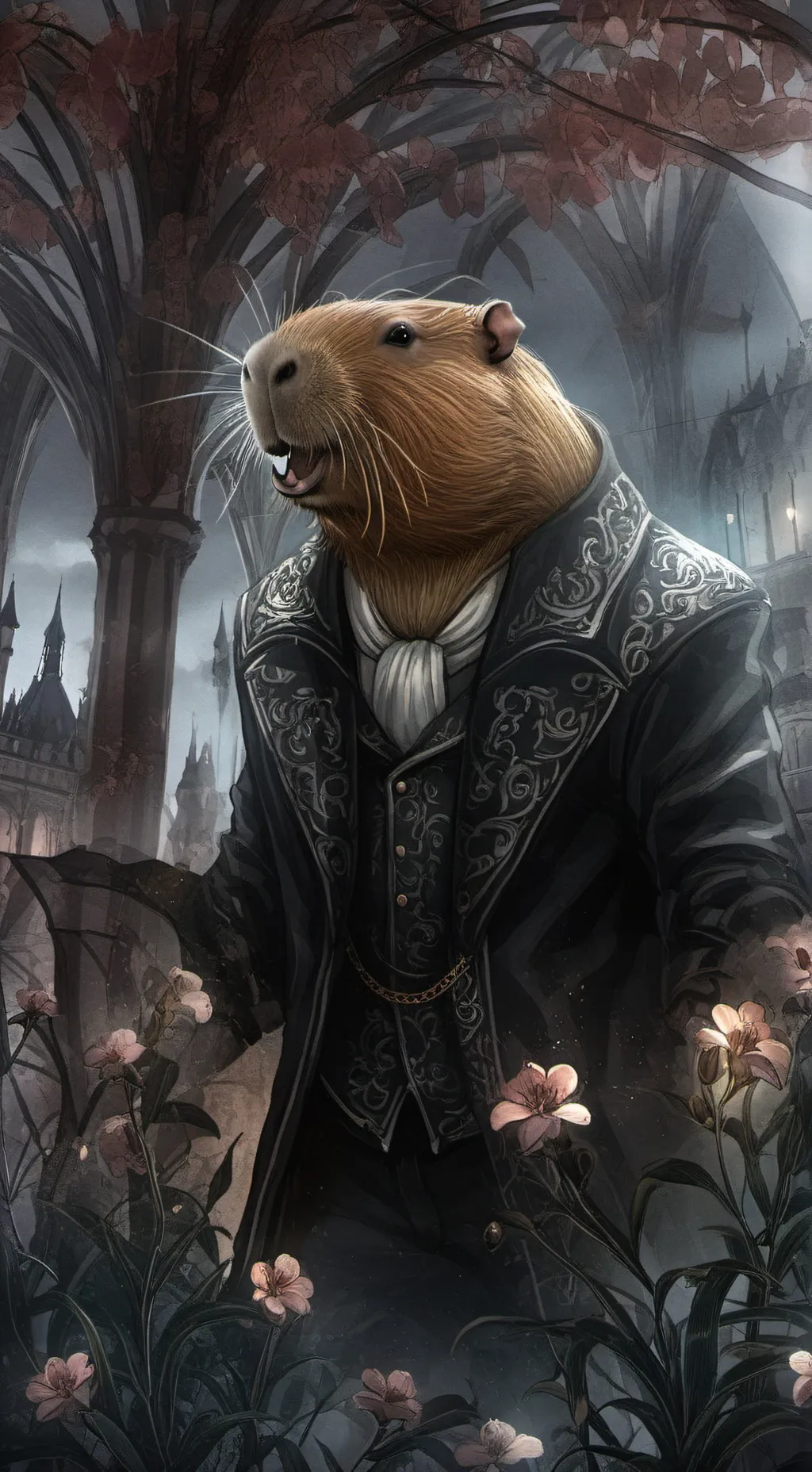 ai character: Mr. Capybara background