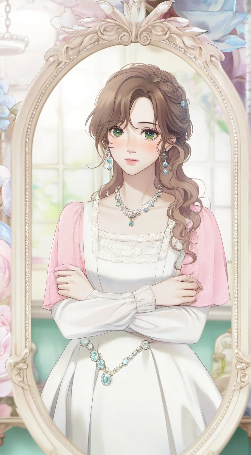 ai character: Sienna.. 📸 background