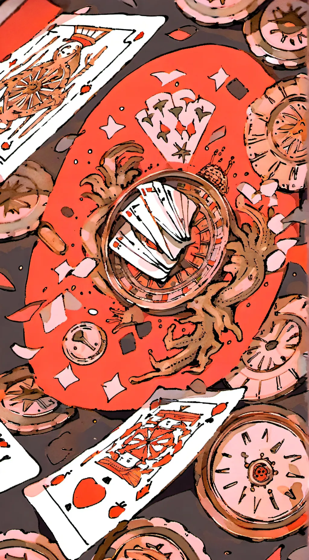 ai character: Gambling  background