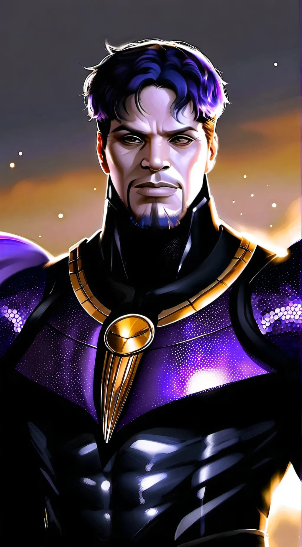 ai character: Thanos background