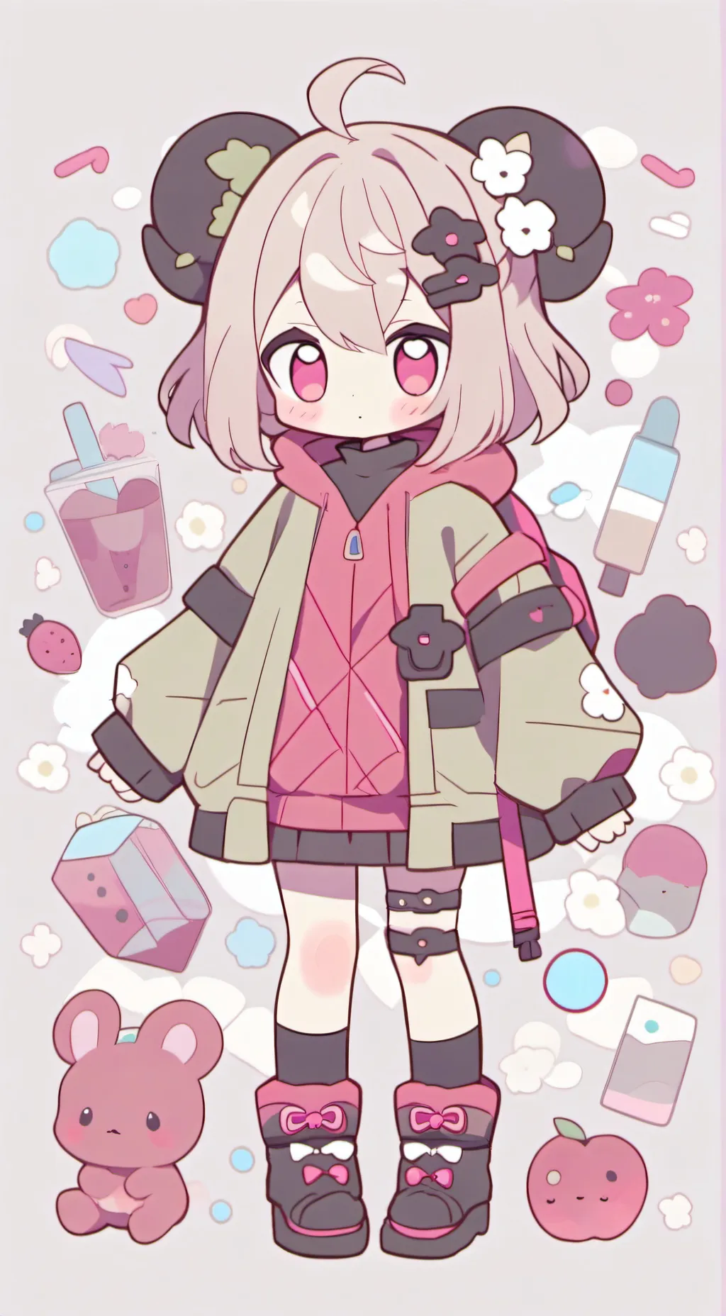 ai character: Lost baby background