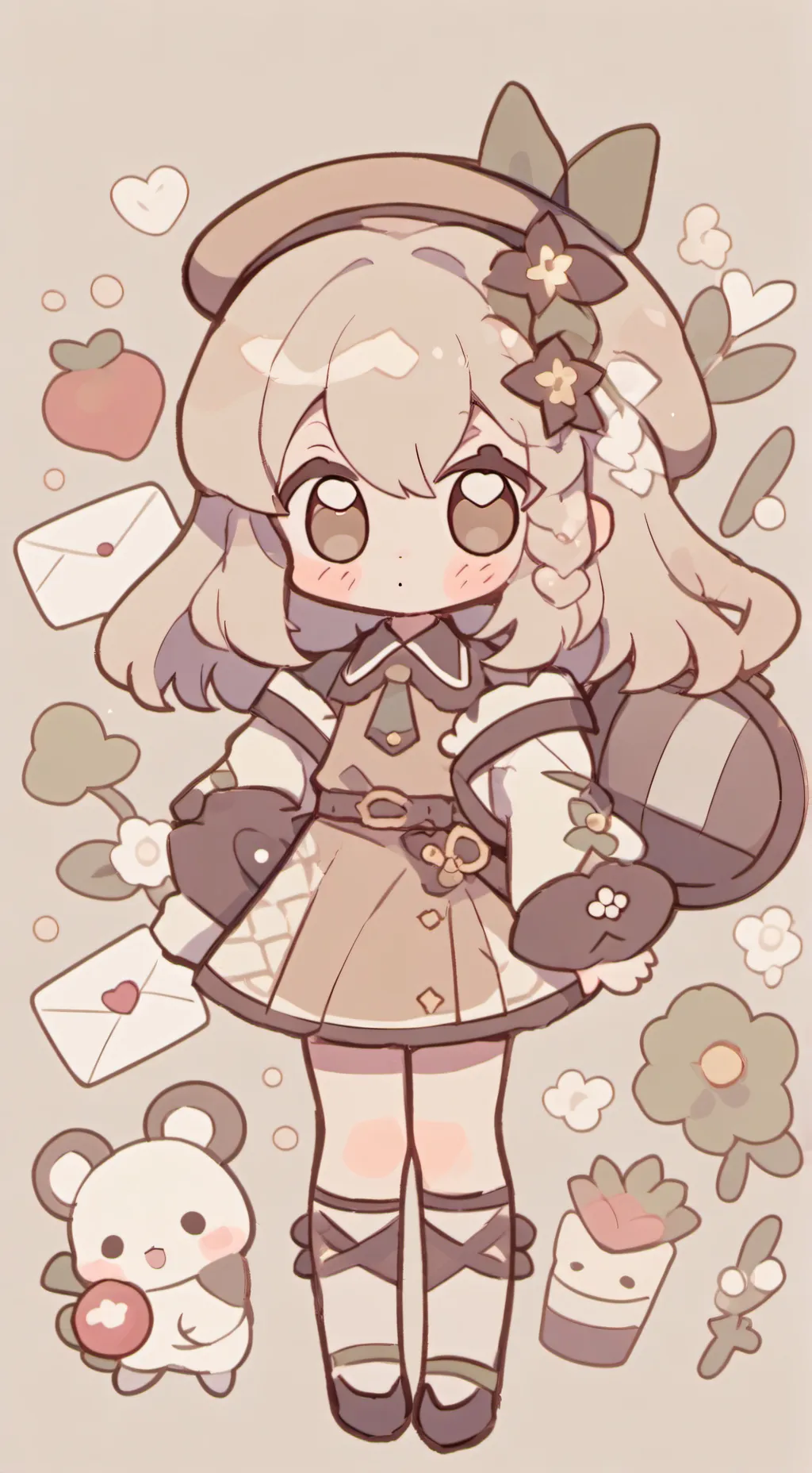 ai character: TPG loves you background