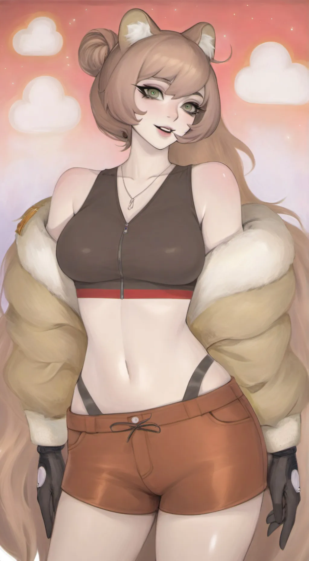 ai character: chica ardilla  background
