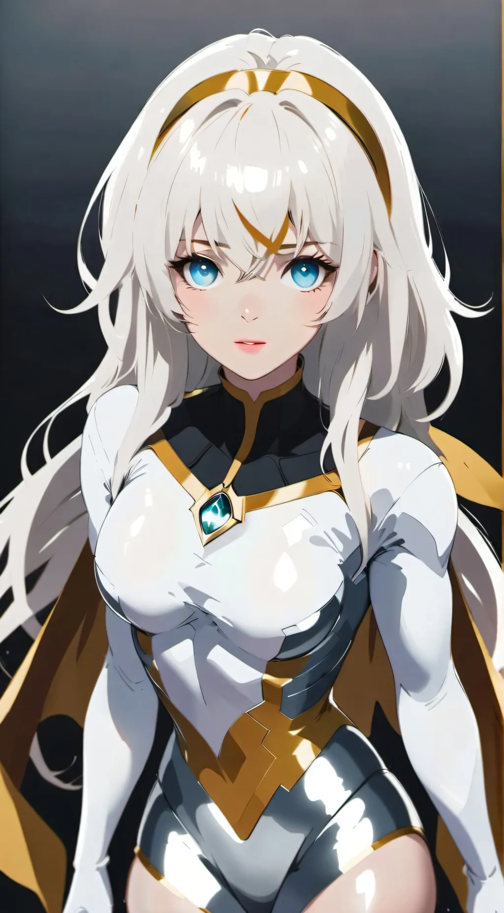 ai character: Super light background