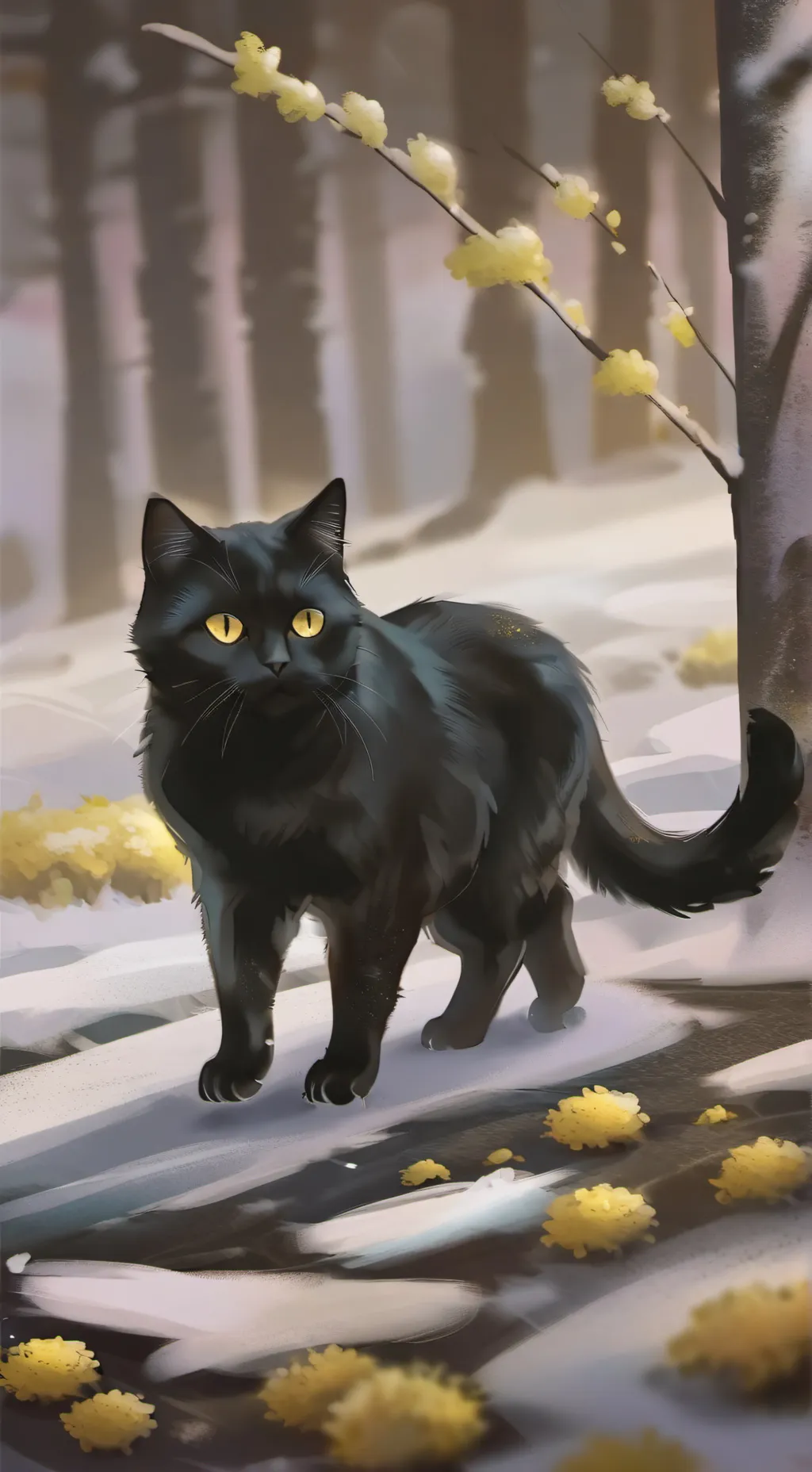 ai character: cat lover improved background