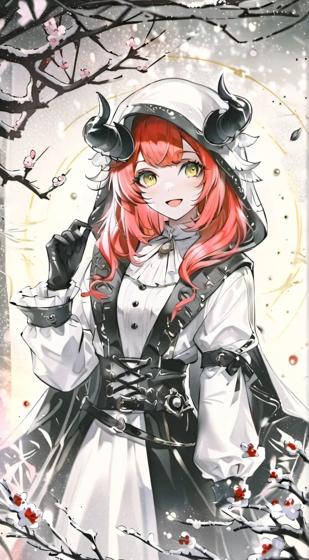 ai character: new girl background