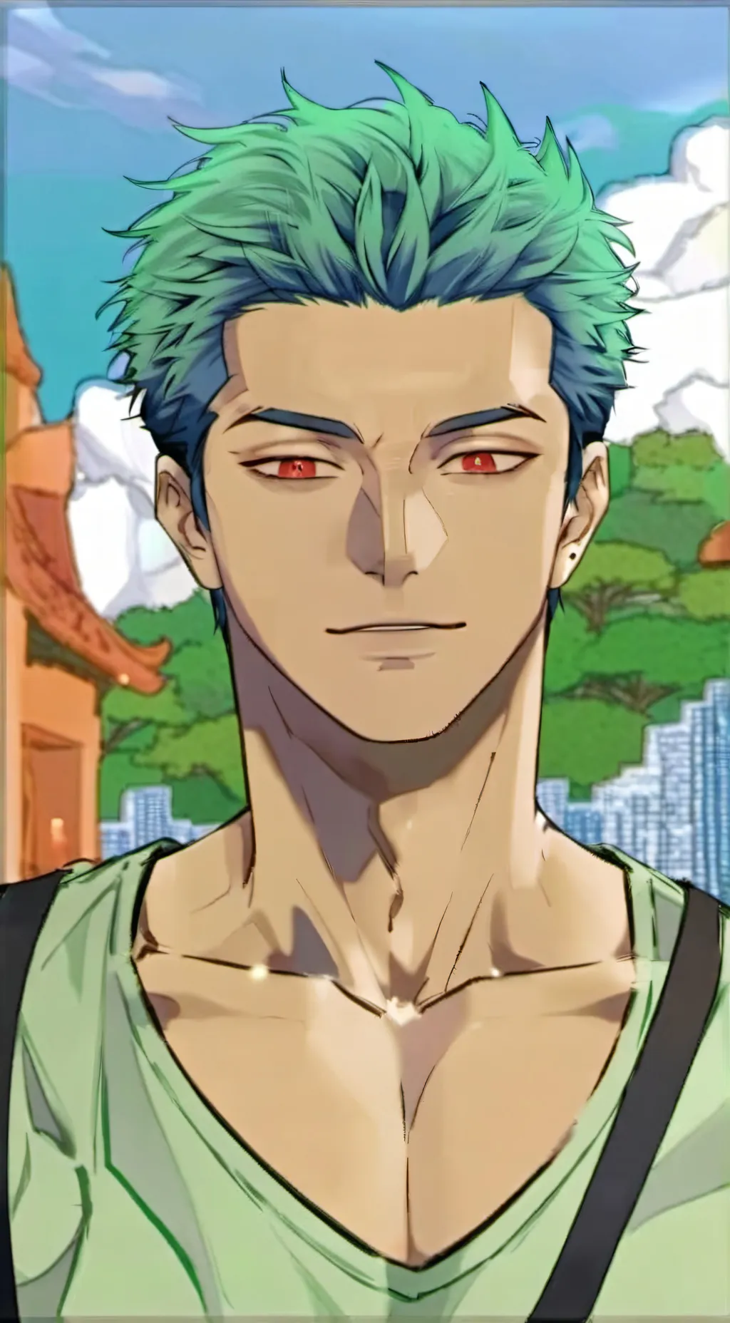 ai character: One piece party  background